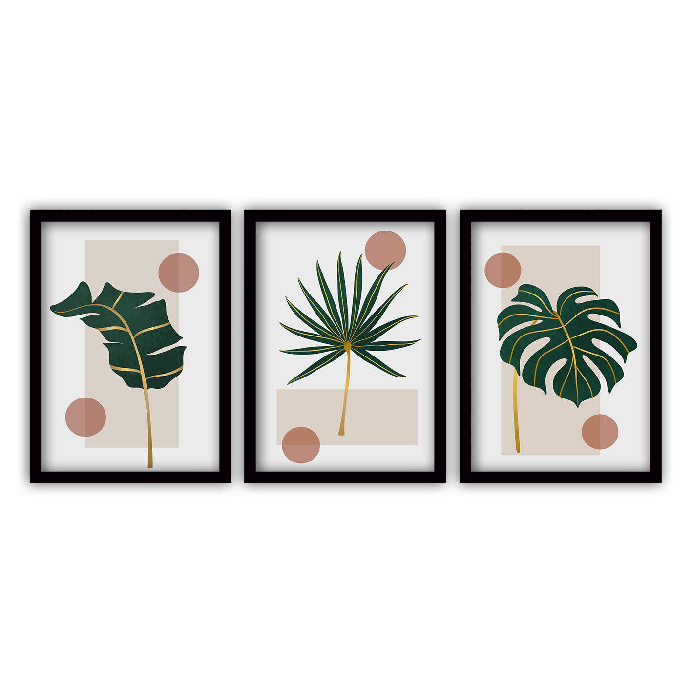 3 Pieces Framed Paintings