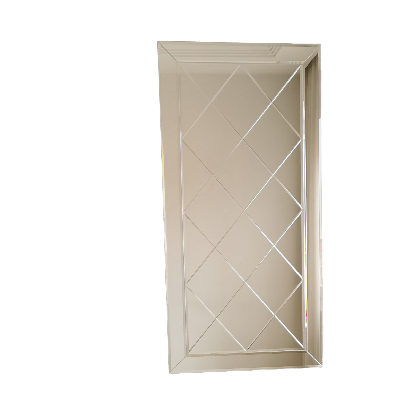 A306Y Diamond Patterned Hall Mirror