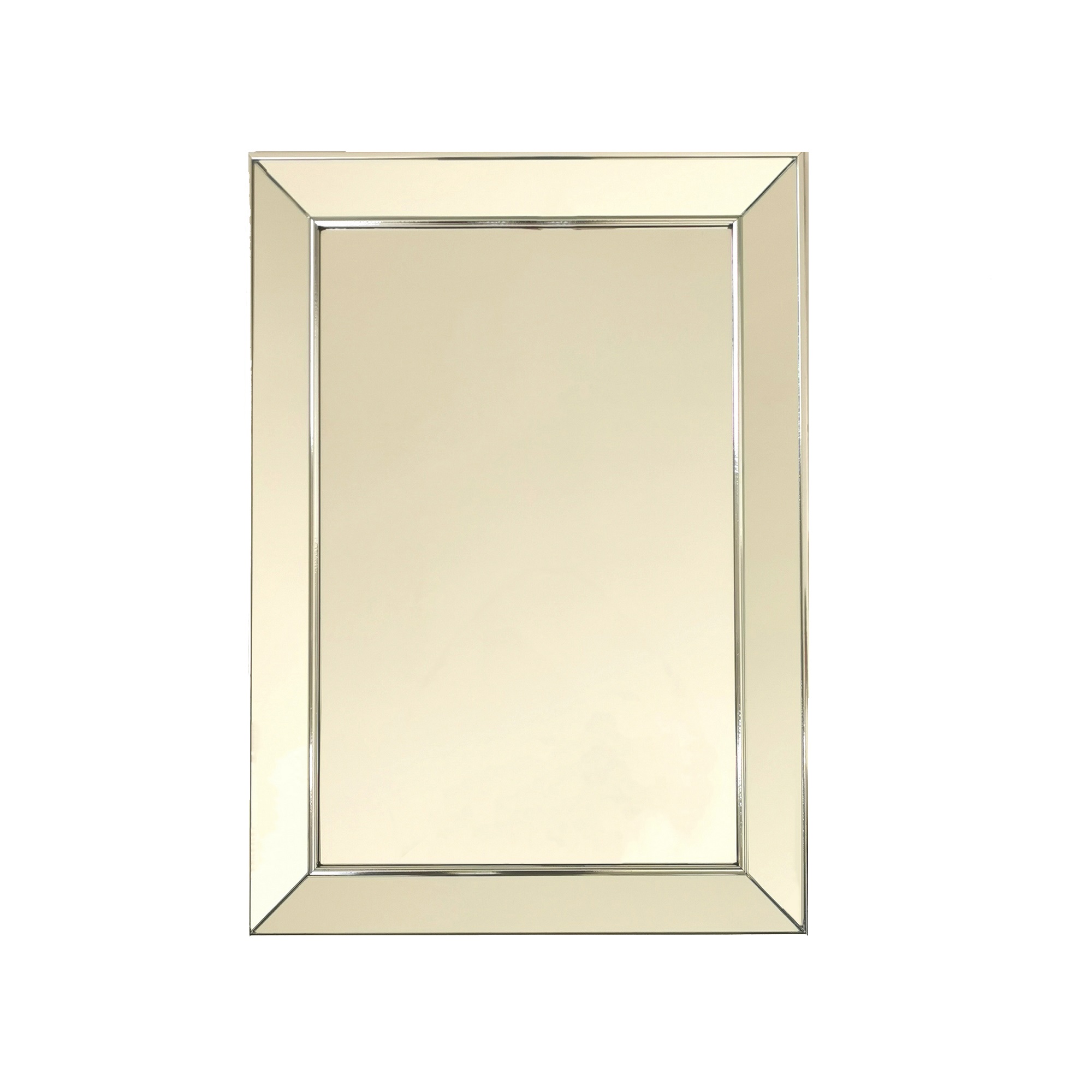 A408 Silver Framed Mirror