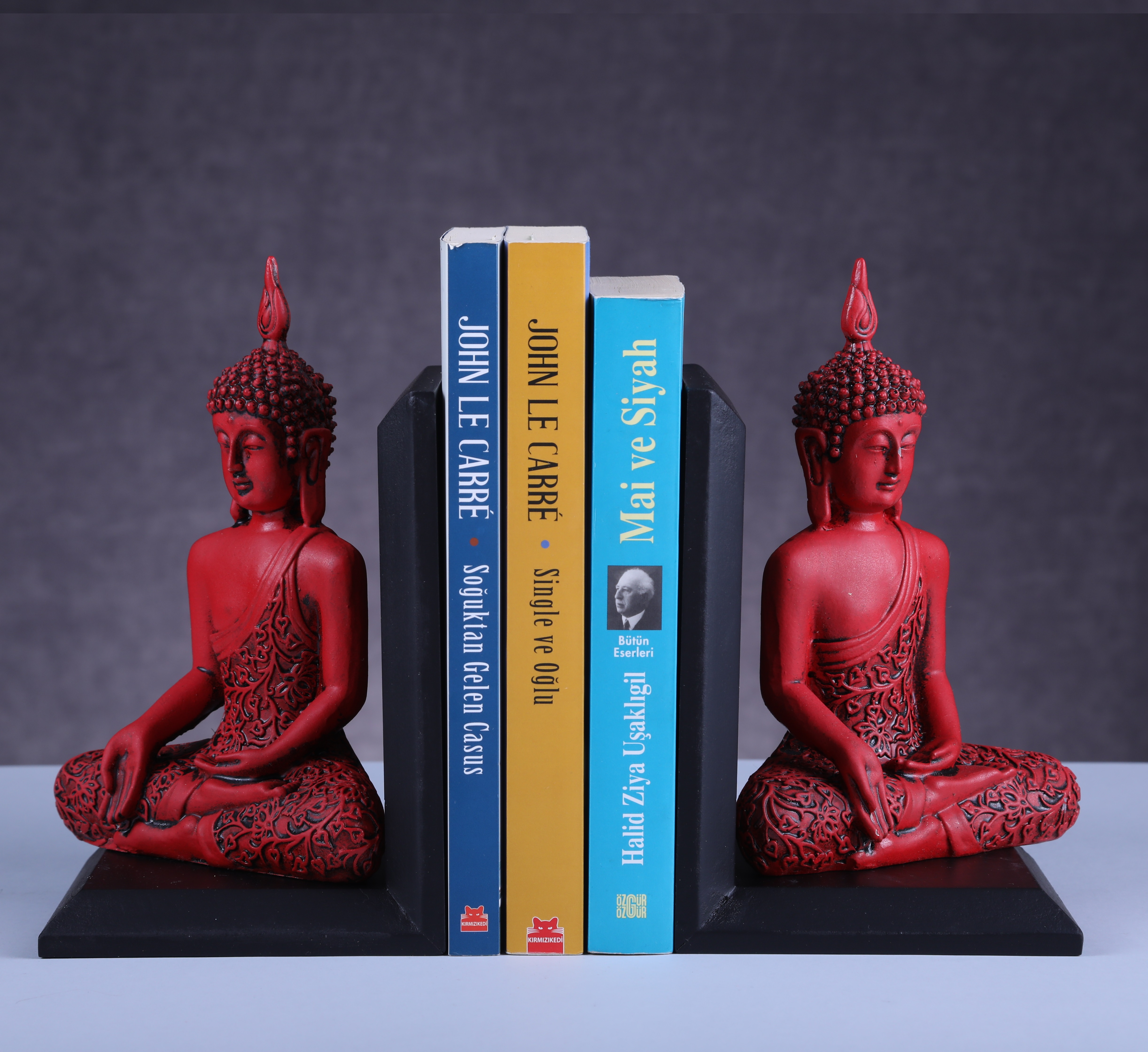 Buddha STATUE BOOK HOLDER RED